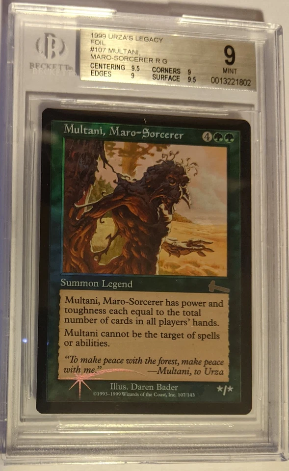 MTG English Magic Card MULTANI, MARO-SORCERER. BGS 9 (almost 9.5) URZA'S LEGACY - Image 1 of 1