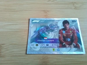 Turbo Attax 2025 #23 Charles Leclerc ESTILO FIRMA Topps 🇮🇳 EXCLUSIVO - Imagen 1 de 2