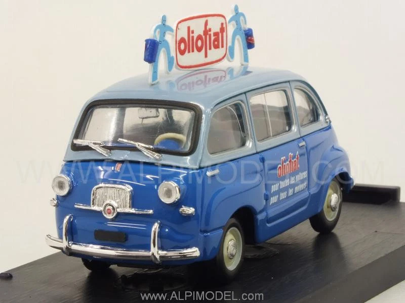 Fiat 600 Multipla 1° Serie Olio Fiat del 1956 - 1/43 Brumm art. R330