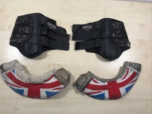 Le Mieux Tendon Boots & Eskadron Over Reach Boots Horse Size  - Picture 1 of 9