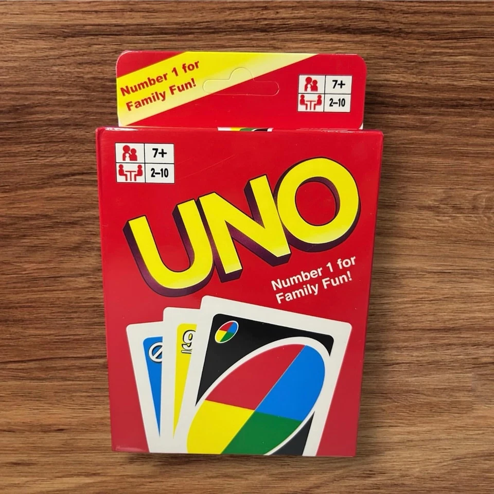 Uno Classic Card Game 2 Sets of Cards - Image 1 of 1