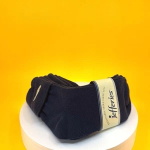 Little Girls' School Uniform Organic Cotton Seamless Turn Cuff 3 Pack, Navy - Picture 1 of 24