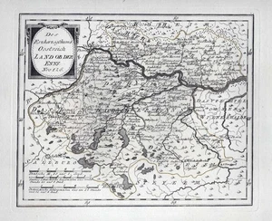 Austria Viena alrededores Austria mapa Reilly grabado en cobre grabado 1790 - Imagen 1 de 1