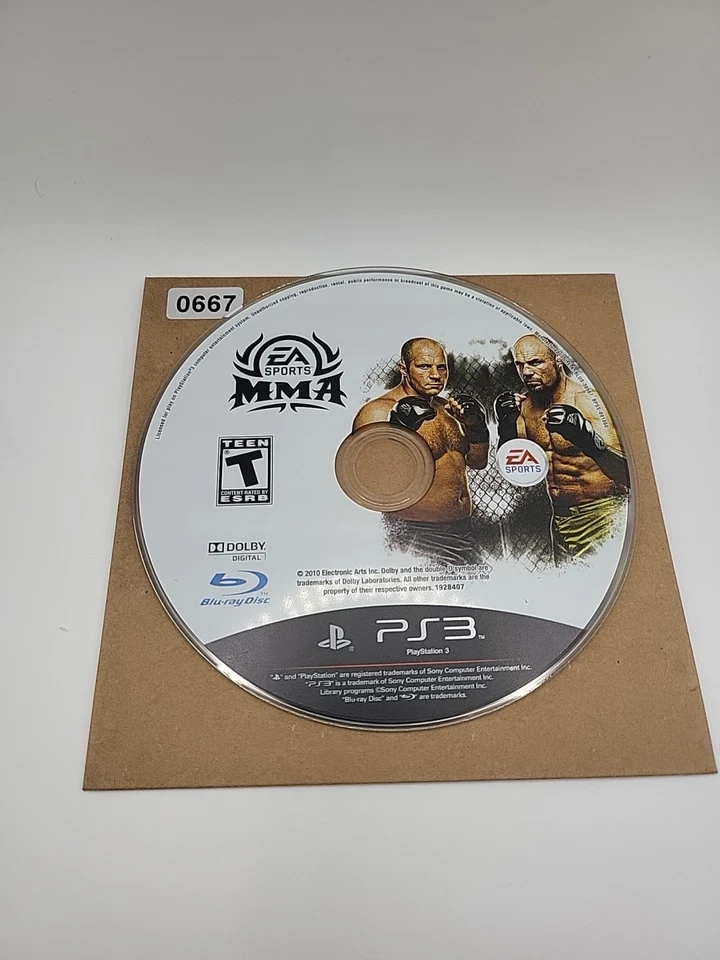 EA Sports MMA Video Game PlayStation 3 DISC ONLY NO USPS TRACKING - Image 1 of 1