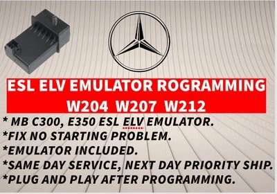 Mercedes Benz Electronic Steering Lock ESL Repair Programming C Class C300 C250  - Image 1 of 2