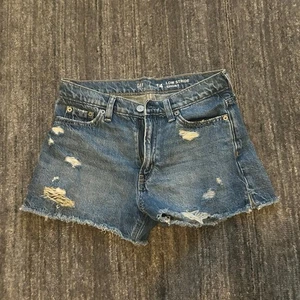 Gap Women's Blue and Navy Shorts - Picture 1 of 3