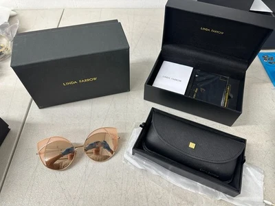 Linda Farrow LFL856 Albany in Pink / Rose Gold - NEW - Image 1 of 4