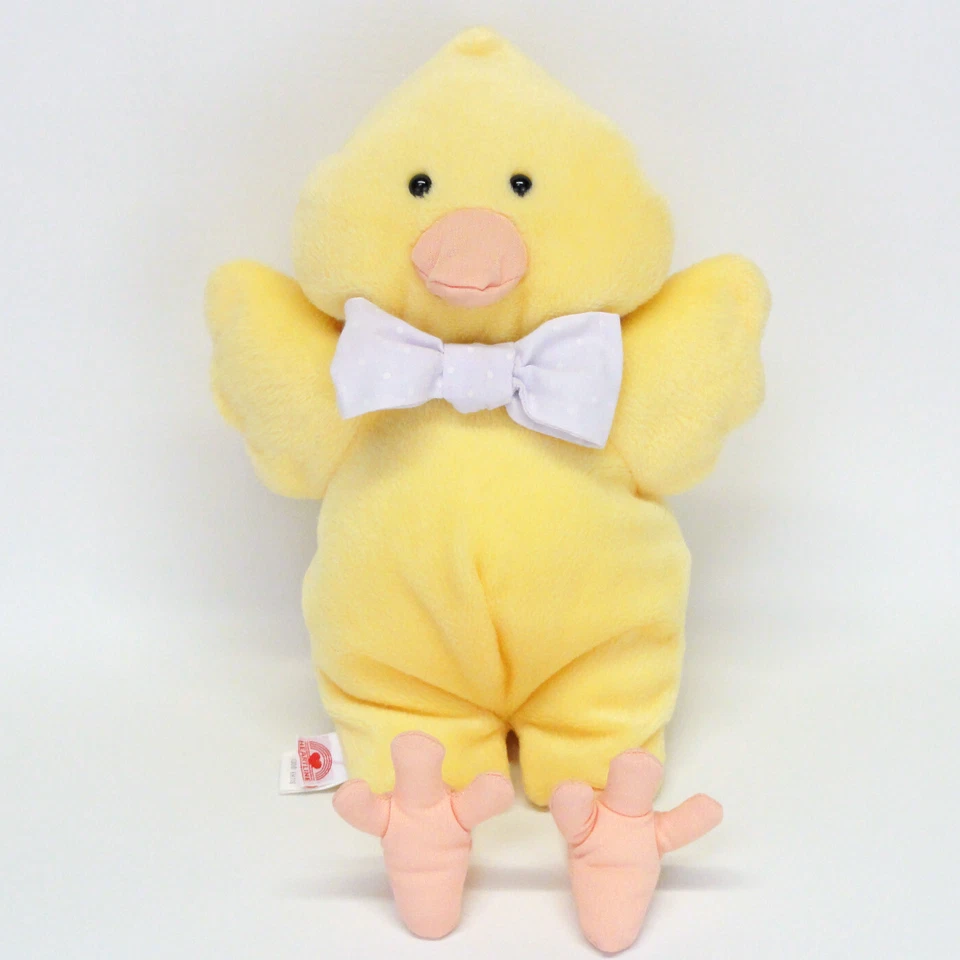 Hallmark Baby Chick Plush Vintage Easter 1989 Heartline 12 Inch Yellow Duck Toy - Image 1 of 4