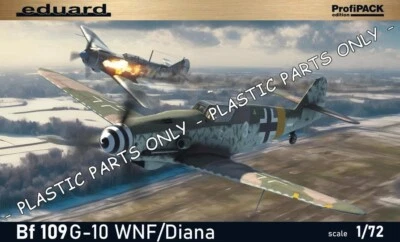 MESSERSCHMITT BF 109G-10 (G-14AS) 109 1/72 EDUARD - SOLO PARTI IN PLASTICA - Immagine 1 di 4