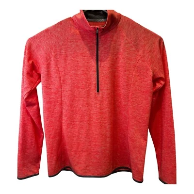 Under Armour Threadborne Run Fitted Coupe Cenido Heatgear XL 码橙色和灰色 — 第 1/4 张图片