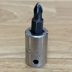 Mac Tools P2 No 2 Phillips Bit Holder Driver Socket 3/8" Drive 844 USA - Picture 1 of 7