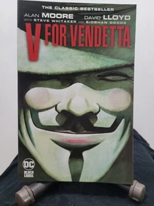 V for Vendetta -Alan Moore David Lloyd -DC Comics Graphic Novel-TPB-Paperback - Picture 1 of 2