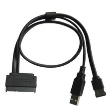 SATA 22 Pin TO ESATA 2.5 SATA Hard Drive External Connections Connector Cable