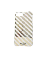 Kate Spade iPhone 6 Plus/6s Plus Diagonal Gold Stripe “Live Colorfully” Case - Photo 1 sur 22