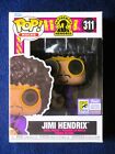 NEW Funko Pop Rocks Jimi Hendrix #311 - Official 2023 SDCC Summer Con (Mint Box)