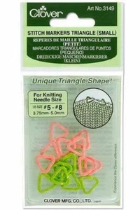 Clover Triangle Stitch Markers knitting - Picture 1 of 5