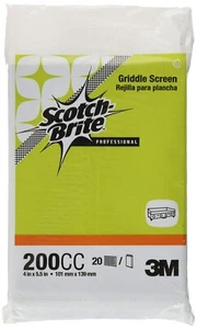 MCO200CC - 3M Scotch Britetrade 200CC Griddle Screen 20PK - Picture 1 of 1