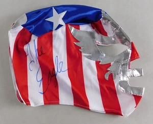 The Eagle Jackie Fulton Signed ProWrestling Mask Japan Wrestler Fantastics New - Picture 1 of 5
