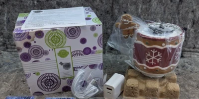 🔥New🔥 Scentsy Gingerbread Man Tabletop Fan Diffuser - Winter Christmas - Image 1 of 4