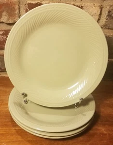 Tabletops Gallery PRELUDE Salad plate set of 4, 8 5/8", Green, Embossed - Picture 1 of 11