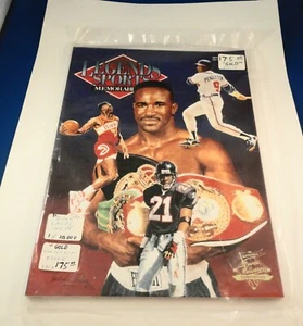 1992 NSCC ""ORO"" programa de espectáculos con tarjetas deportivas: Holyfield; D. Sanders - Imagen 1 de 11