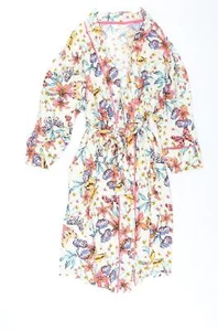 Abito kimono donna multicolore floreale viscosa Marks and Spencer taglia S cravatta - B - Foto 1 di 10