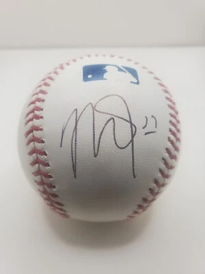 Mike Trout Signed OMLB Ball Beckett Certified - Image 1 of 4