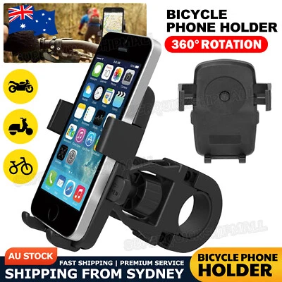 360° Rotation Mobile Phone Holder Handlebar Mount for Motorcycle Bicycle Bike - image 1 of 4