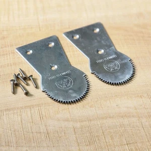 2 Coconut Scraper Grater Stainless Steel Shredder Serrated Grinder Blade +Screw - Picture 1 of 9