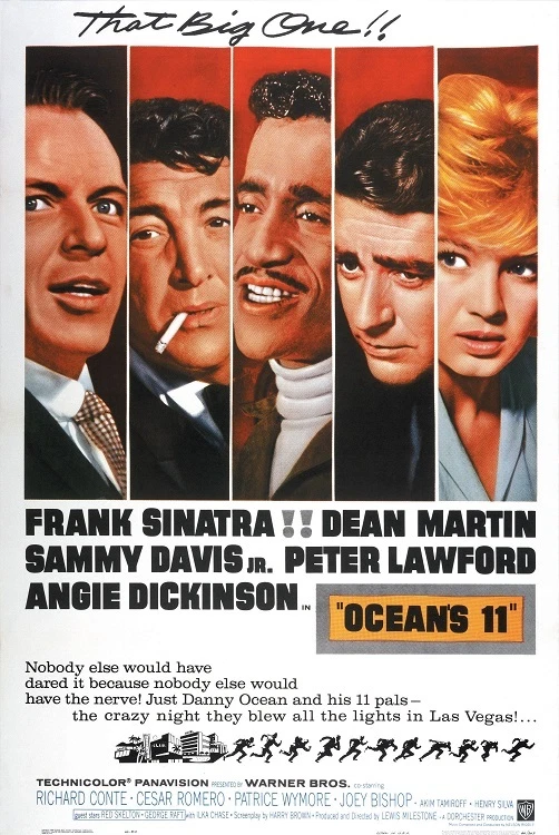 Ocean's Eleven movie poster - Frank Sinatra, Dean Martin : 11" x 17"
