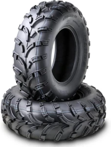 2 Tires WANDA ATV/UTV Tires 25X8-12 25X8X12 6-Ply Light Mud Tires -10243 - Picture 1 of 5