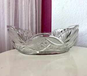 Antik Sehr EDEL Bleikristall Schale Glasschale Jardiniere Kristallglas Glas - Bild 1 von 24