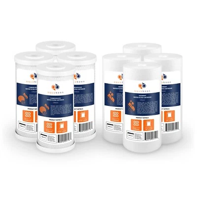 Big Blue CTO Carbon Block & Sediment 10”x4.5" Replacement Filter Cartridges Set - Image 1 of 4