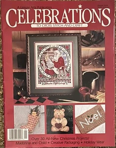 Celebrations To Cross Stitch And Craft Premier Issue Over 30 Christmas Projects! - Foto 1 di 3