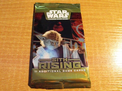 STAR WARS TCG SITH RISING SEALED BOOSTER PACK OF 11 CARDS - Image 1 of 2