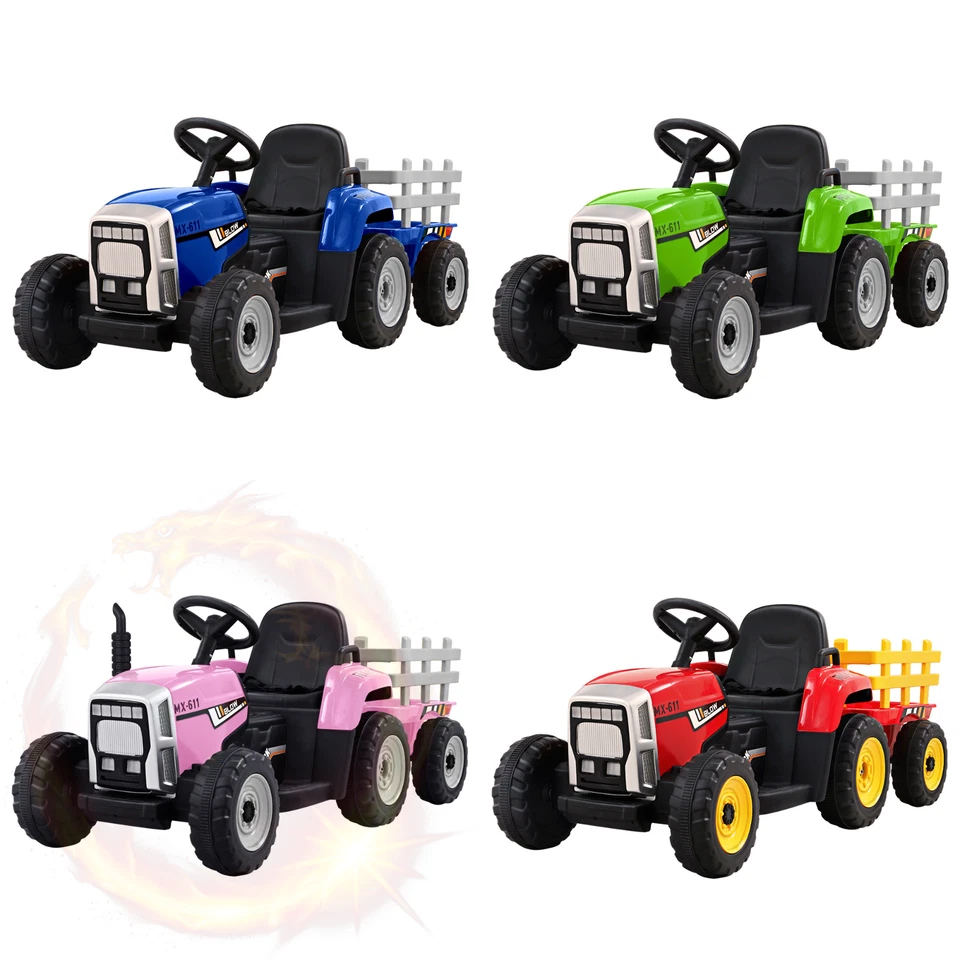 Rigo Ride On Car Tractor Toy Kids Electric Cars 12V Battery Child Toddlers - image 1 of 1