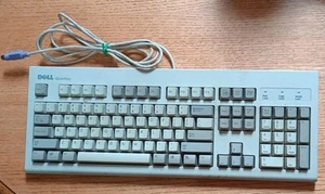 Vintage Dell Quietkey PS/2 Mechanical Keyboard Model RT7D5JTW Tested - Picture 1 of 4