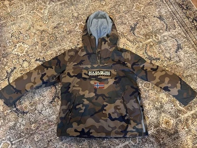 Chaqueta Anorak de Invierno Napapijiri XXL Woodland Camo para Hombre Foto 1 de 4