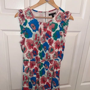 Vestido Banana Republic estampado floral para mujer talla M forrado largo - Imagen 1 de 11