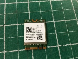 Lenovo Yoga 710-14ISK 14" Laptop Wireless WIFI Card BCM94350ZAE 00JT493 - Afbeelding 1 van 2