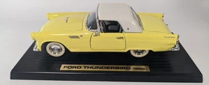 1955 Ford Thunderbird Yellow 1:18 Die Cast Car Road Legends - Picture 1 of 11