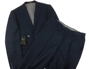 NWT Novello Suit 2PC Navy Blue Modern Fit 100% Wool by Tiglio Luxe TIG1036 - Picture 1 of 14