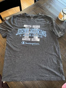 Champion Johns Hopkins Lacrosse T-Shirt Grau Herren M - Bild 1 von 4