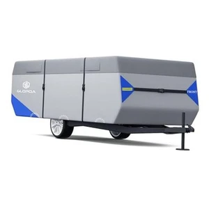 Pop Up Folding Camper Cover Fits 10' - 12' Trailers, Anti-Tear 7 Layers Top 3  - Picture 1 of 7