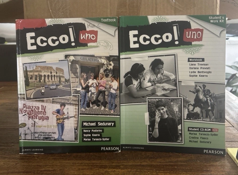 Ecco! UNO Textbook +  Work Kit by Michael Sedunary, Nancy Posterino 2008 - Image 1 of 1