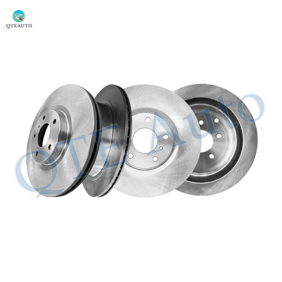 Juego de 4 rotores de disco de freno delanteros 320 mm-traseros 308 mm para Infiniti M37 2011-2013 Foto 1 de 4