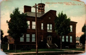 Fisher Avenue Public School No. 2 White Plains NEW YORK DIVIDED BACK POSTCARD D2 - Picture 1 of 2