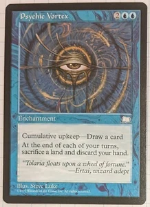 MTG Psychic Vortex LP Rare Weatherlight - Picture 1 of 4