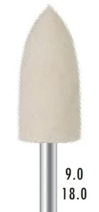 10 PIEZAS Bomaoer laboratorio dental Felt Bobs & Burs G9 D=9,0 H=18 mm - Imagen 1 de 1