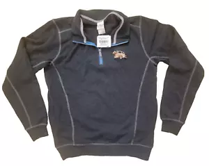 NWT Crazy Shirts Unisex Pullover Men Small 1/4 Zip Woody Surf Wagon Hawaii 62460 - Picture 1 of 16